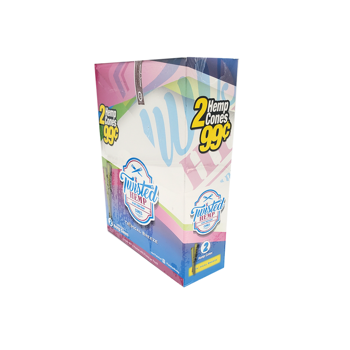 Twisted Hemp Cones Tropical Breeze 2 Pack