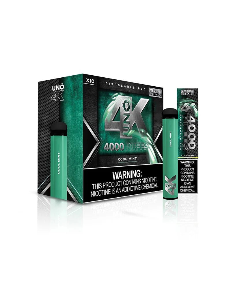 UNO 4K 4000 PUFFS DISPOSABLE (SB2024 COMPLIANT)