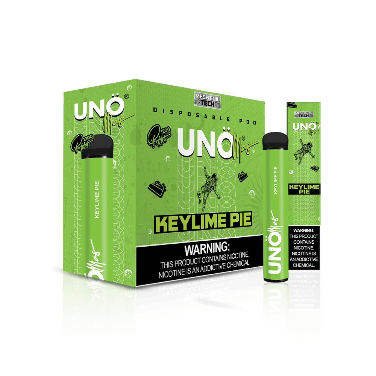 UNO MAS 1200 PUFFS DISPOSABLE (SB2024 COMPLIANT)