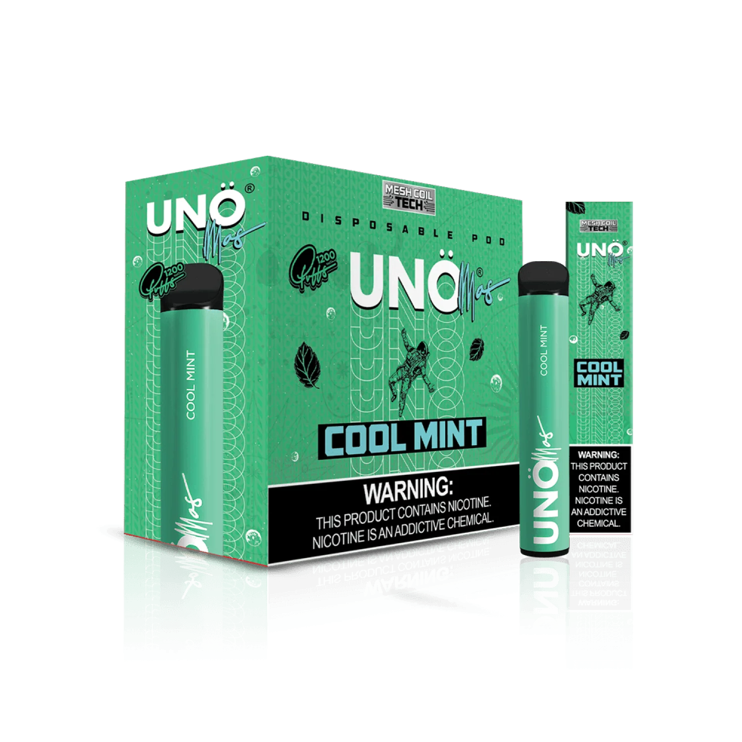 UNO MAS 1200 PUFFS DISPOSABLE (SB2024 COMPLIANT)