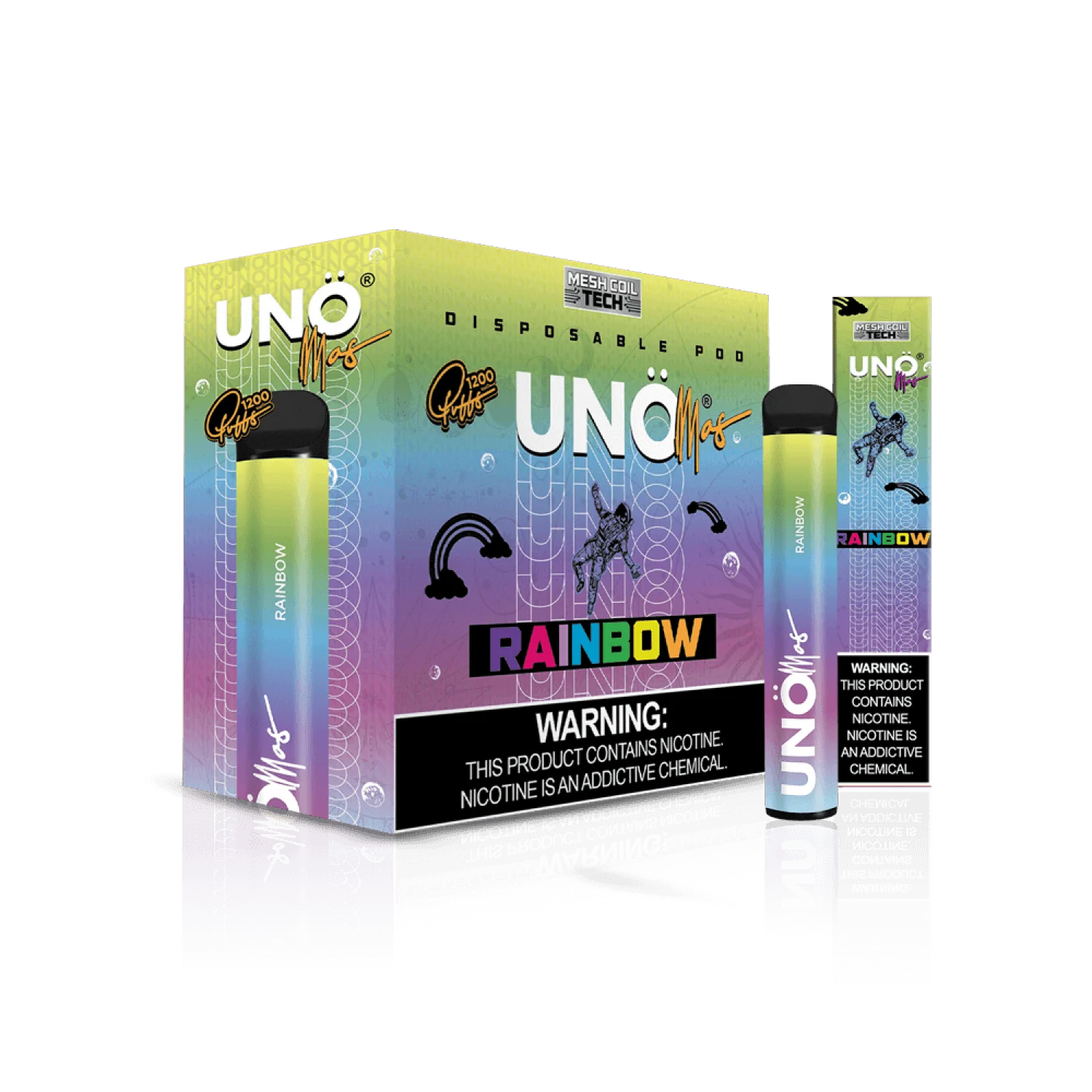 UNO MAS 1200 PUFFS DISPOSABLE (SB2024 COMPLIANT)