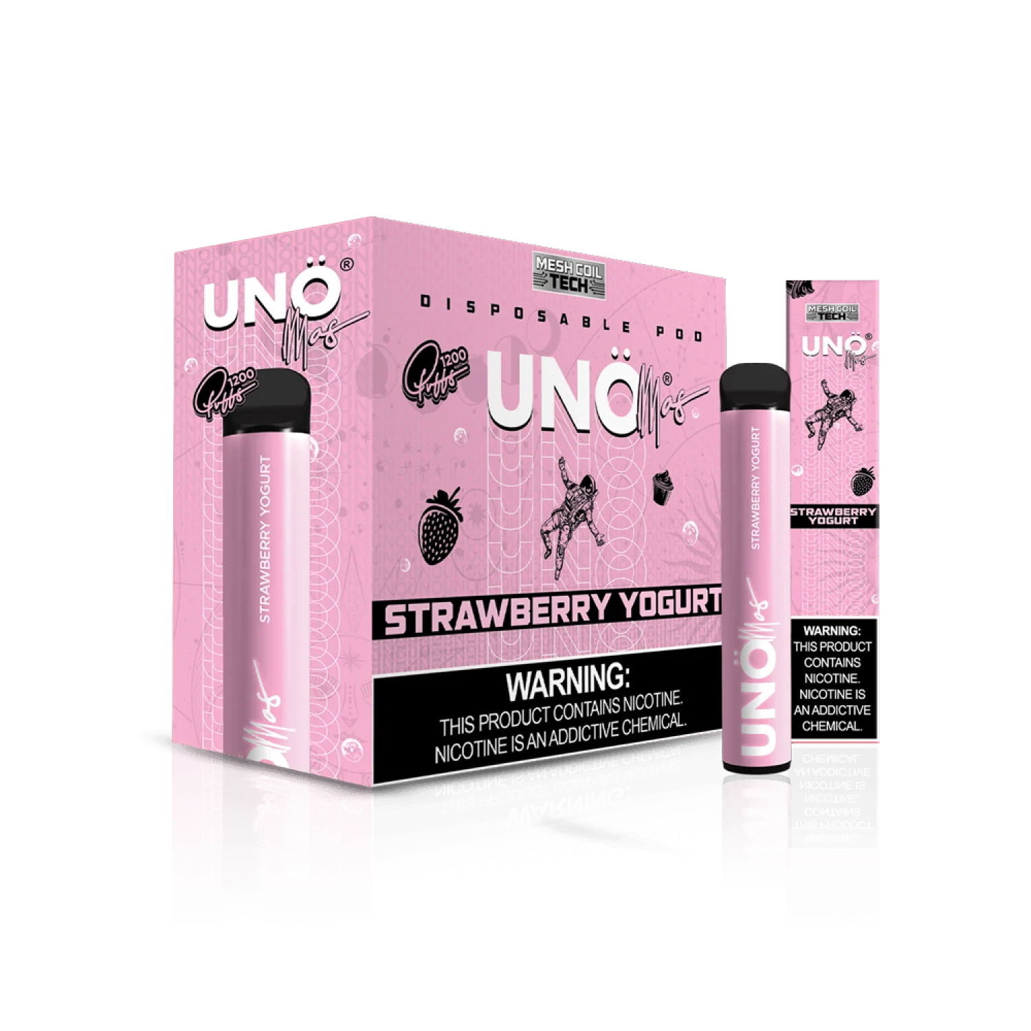UNO MAS 1200 PUFFS DISPOSABLE (SB2024 COMPLIANT)