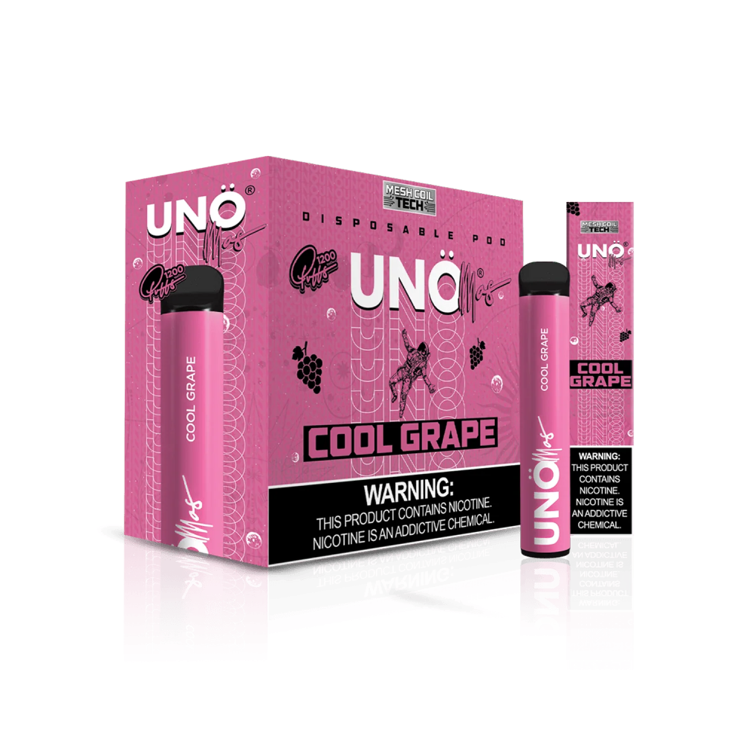 UNO MAS 1200 PUFFS DISPOSABLE (SB2024 COMPLIANT)