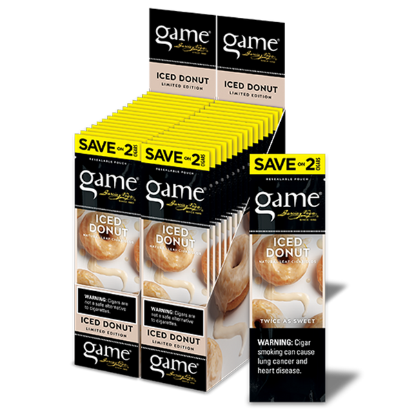 Game Cigars 2-Pack Iced Donut