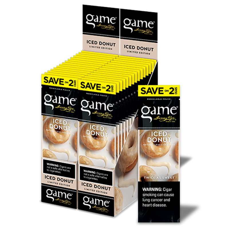 Game Cigars 2-Pack Iced Donut