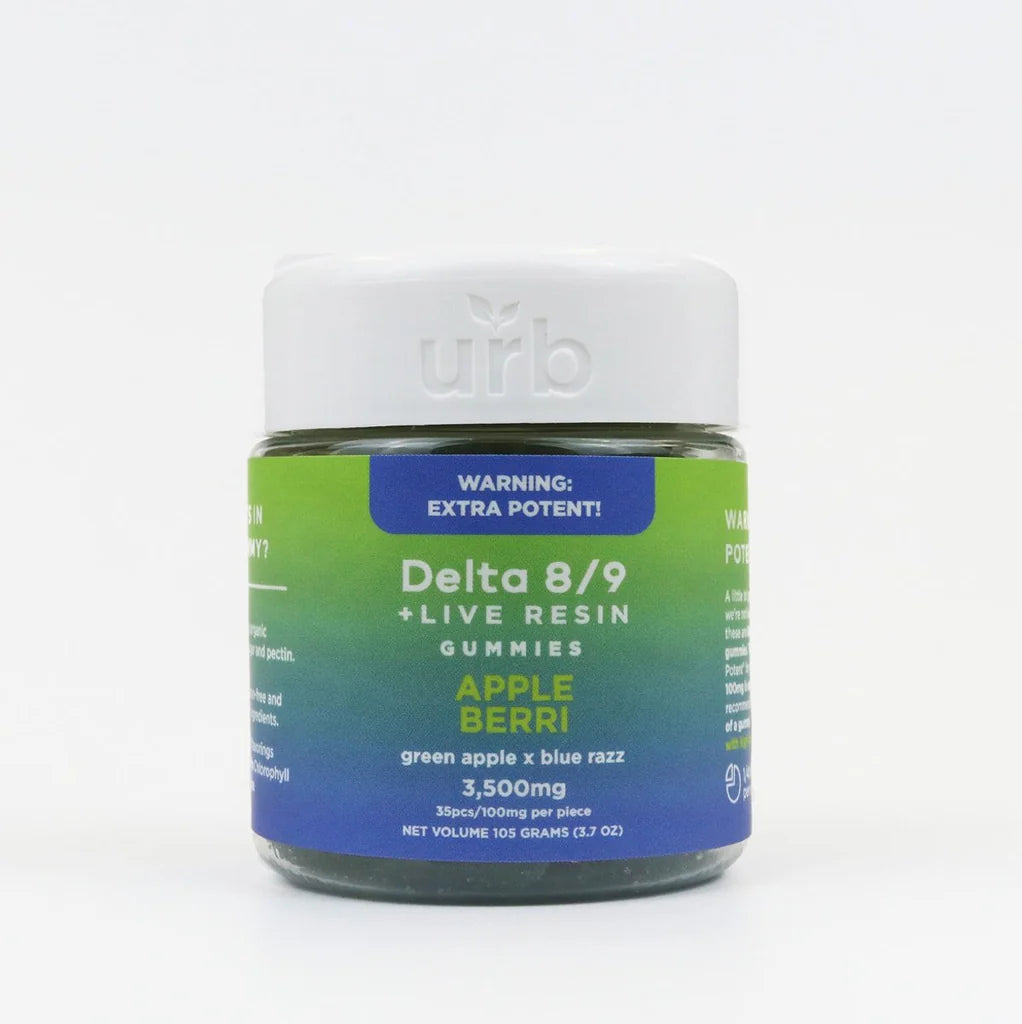 URB D8/D9 LIVE RESIN 3500MG GUMMIES