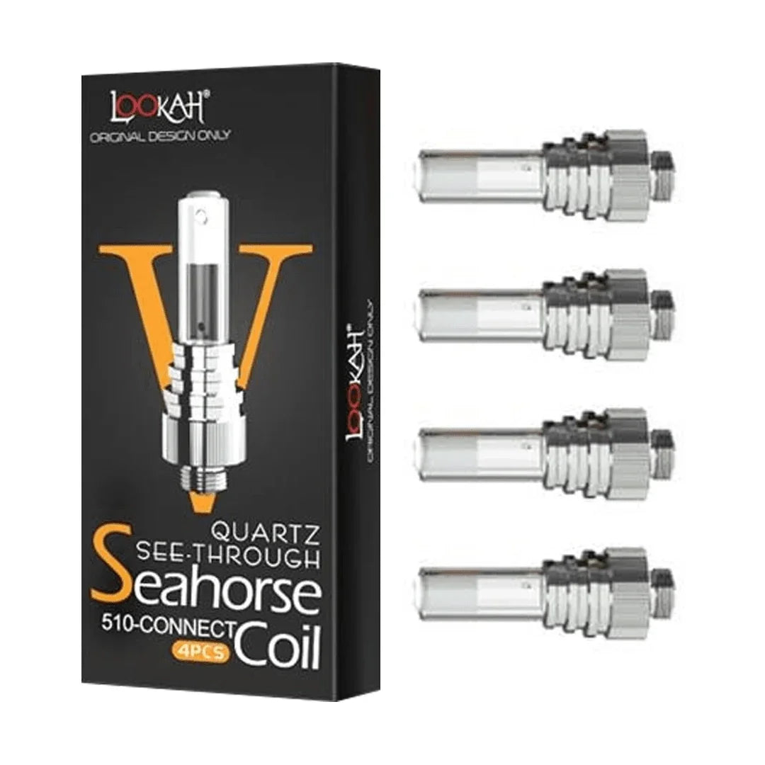 LOOKAH SEAHORSE SEE-THROUGH QUARTZ REPLACEMENT COIL