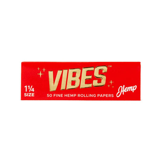 Vibes 1 1/4 Hemp Paper - Red Box