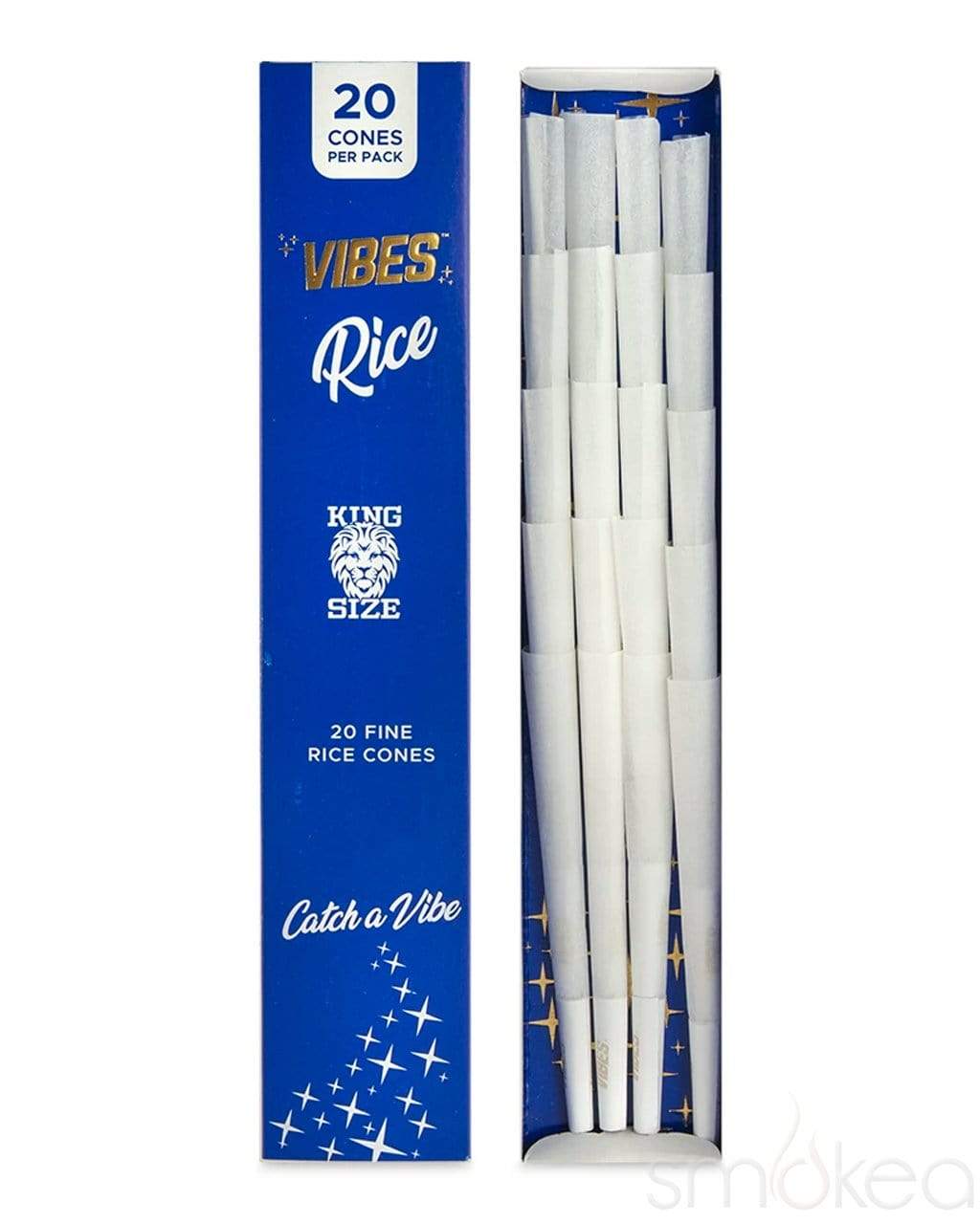 Vibes Cones King Size - Rice - Blue Box