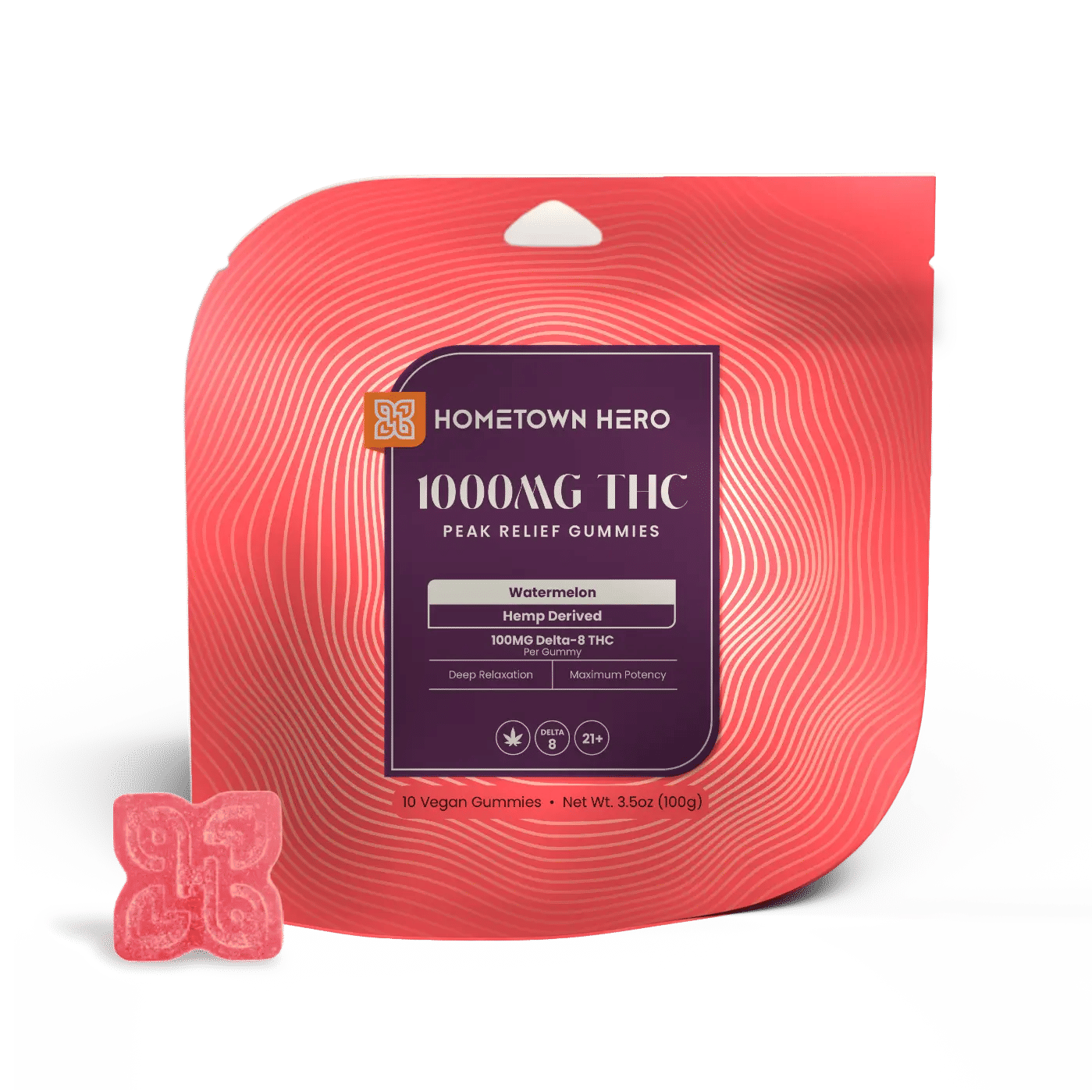 Hometown Hero Delta 8 Max Gummies