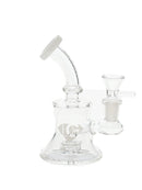 6" Wave Work Shower Head Perc Mini Rig Water Pipe