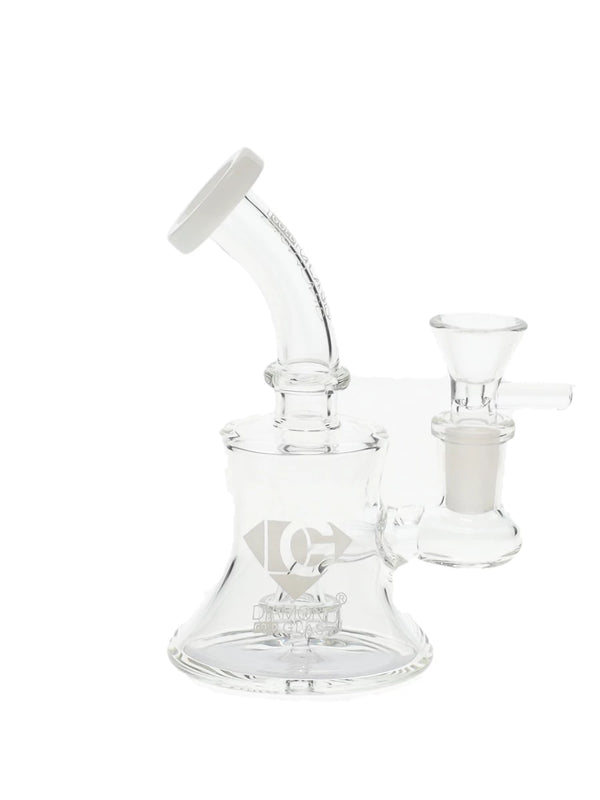6" Wave Work Shower Head Perc Mini Rig Water Pipe