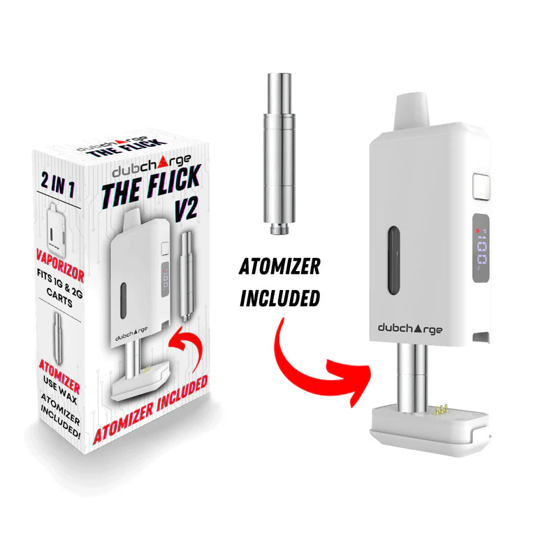 DUBCHARGE THE FLICK V2 2 IN 1 VAPORIZER/ATOMIZER