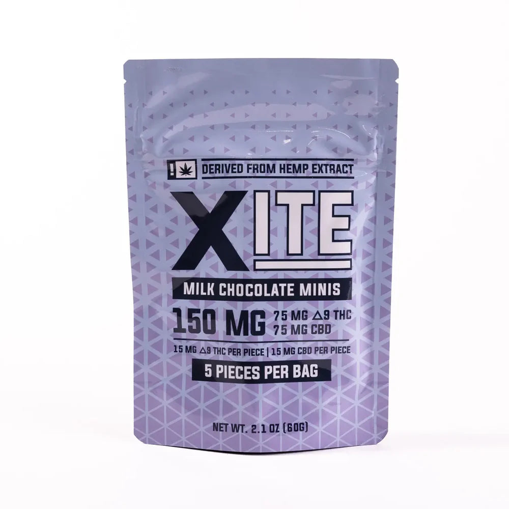 XITE DELTA 9 150MG MILK CHOCOLATE