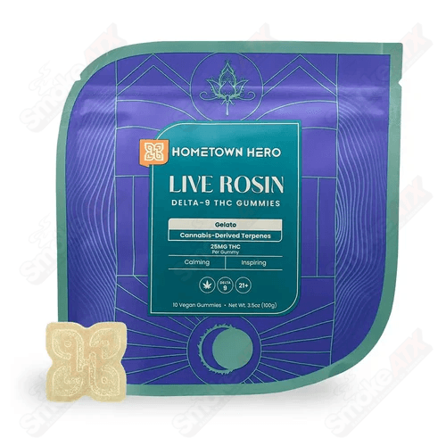 Hometown Hero D9 Live Rosin Gummies (2Ct)