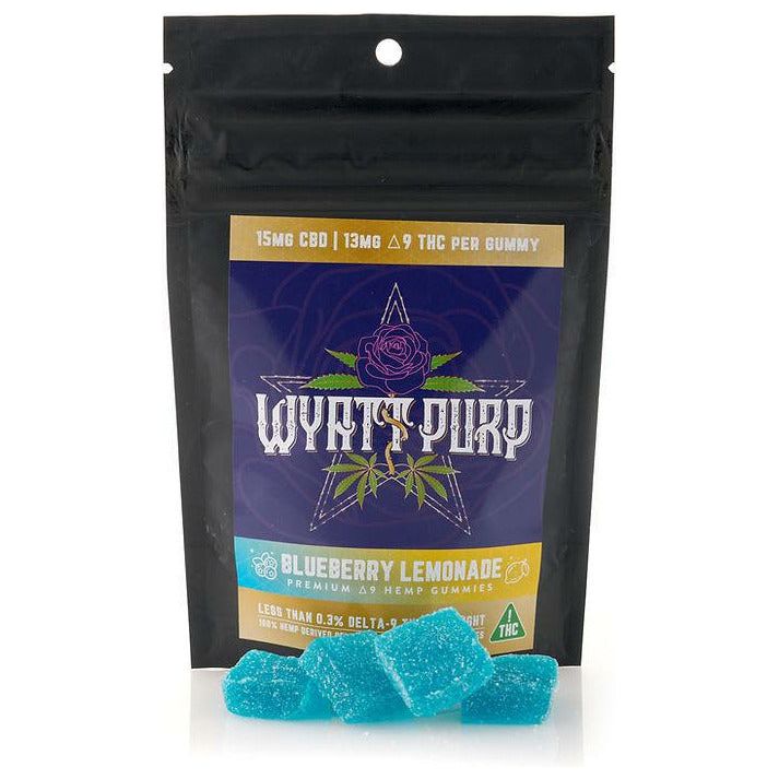 WYATT PURP DELTA 9 GUMMIES 10 CT - Puff Love Smoke Shop