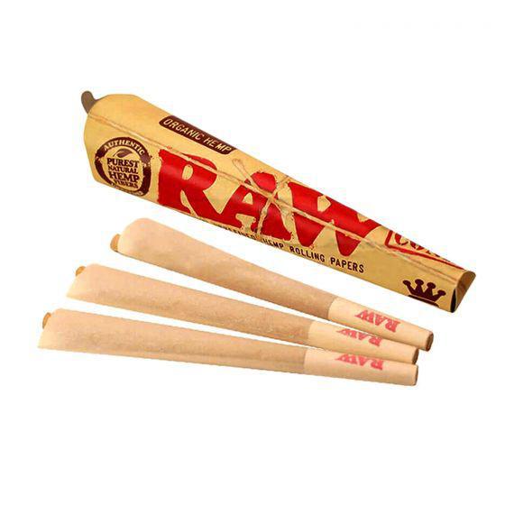 RAW CLASSIC CONES KING SIZE (3 PACK) - Puff Love Smoke Shop